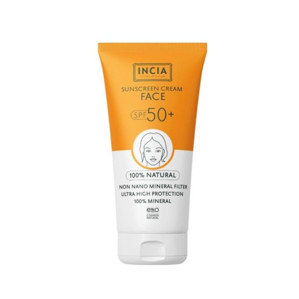 INCIA | Natuurlijke Zonnebrandcrème voor het Gezicht SPF 50 - Afbeelding 3
