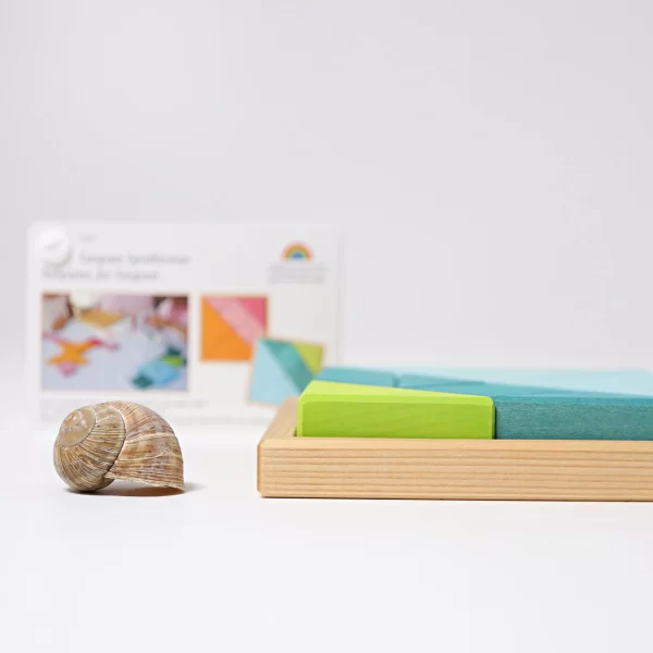 GRIMM'S - Tangram | Turquoise - Afbeelding 4
