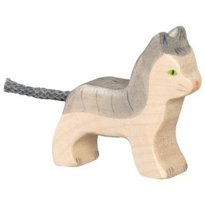Holztiger - Kat | Grijs-Wit