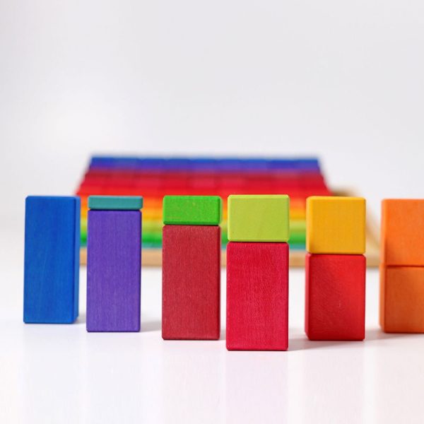 GRIMM'S - Reken- en Tel Blokkenset | Groot | 100-delig - Afbeelding 4