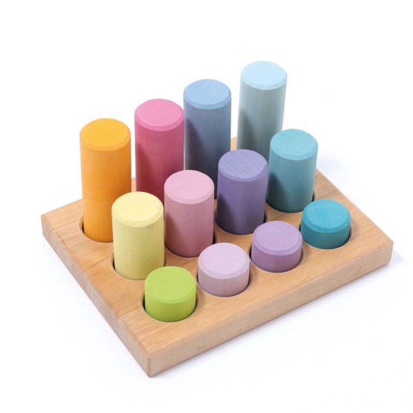 GRIMM'S - Sorteerbord met Rollers Klein | Pastel - Afbeelding 5