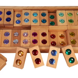 Bauspiel - Kleurenstraat XL set | 45 Stuks