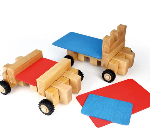 Bauspiel - Voertuigen Bouwset | 16 Stuks - Afbeelding 2