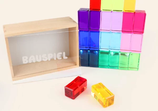 Bauspiel - Lucent Cubes  XL | 24 Stuks