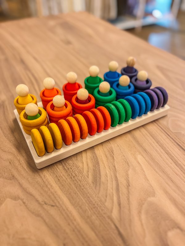 Houten houder | Grapat Nins, Mates, Munten en Ringen | 2x Seizoensset