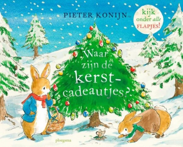 Pieter Konijn - Waar zijn de kerstcadeautjes? | Flapjesboek