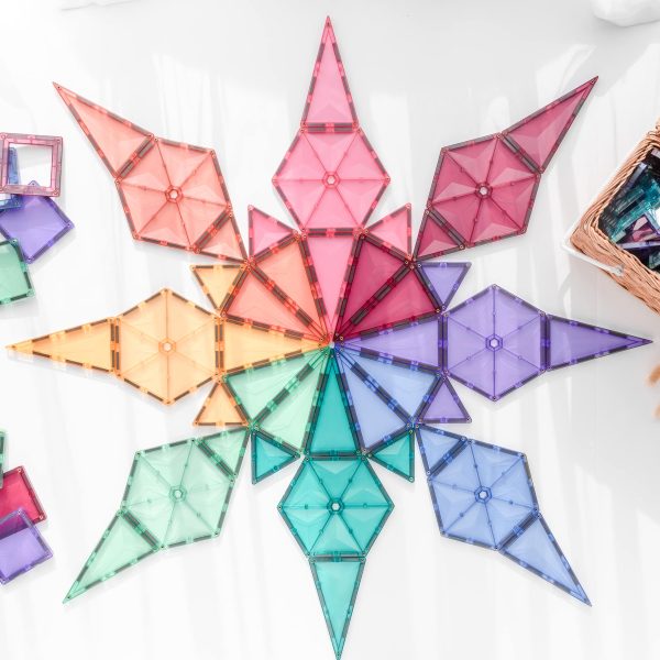 Connetix - Rainbow Geometry Pack | 30 Stuks - Afbeelding 4
