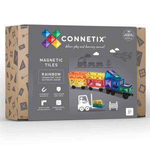Connetix - Rainbow Transport Pack | 50 Stuks