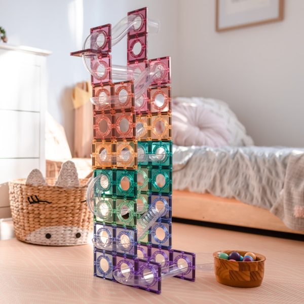 Connetix - Pastel Ball Run | 106 Stuks - Afbeelding 2