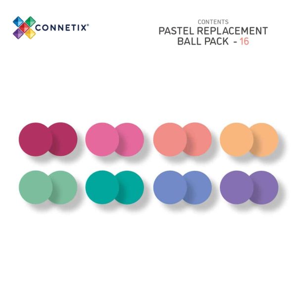 Connetix - Pastel Knikkerbaan Ballen | 16 stuks - Afbeelding 6