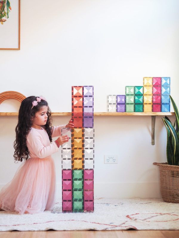 Connetix - Pastel Rectangle Pack | 24 Stuks - Afbeelding 6