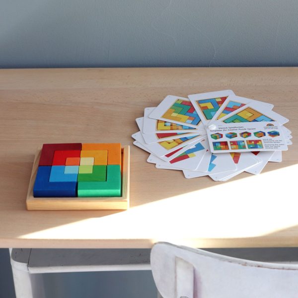 GRIMM'S - Houten Puzzel Vierkant | Klein - Afbeelding 3