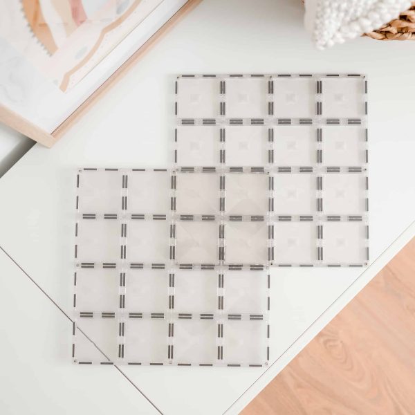 Connetix - Base Plate Clear | 2 Stuks - Afbeelding 4