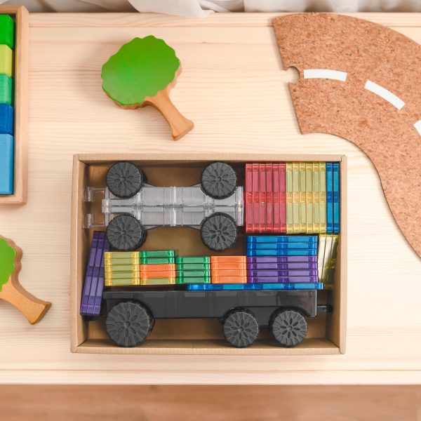 Connetix - Rainbow Transport Pack | 50 Stuks - Afbeelding 2