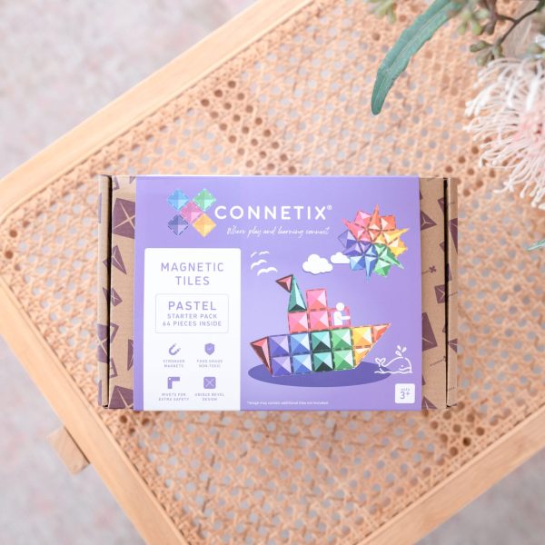 Connetix - Pastel Starter Pack | 64 Stuks - Afbeelding 4