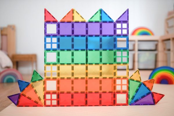Connetix - Rainbow Starter Pack | 60 Stuks - Afbeelding 3