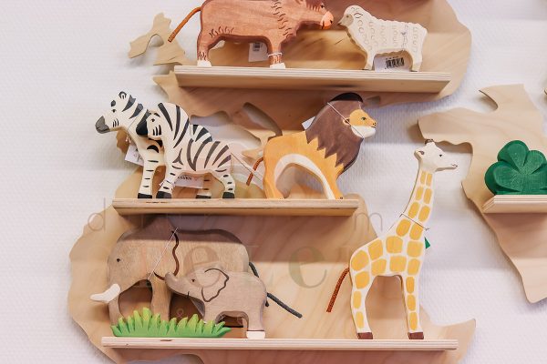 Houten Wereldkaart voor aan de Muur - Afbeelding 2