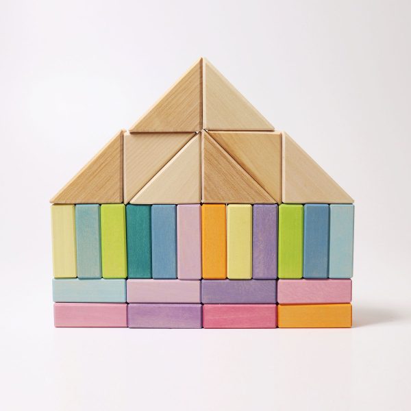 GRIMM's - Bouwwereld Blokkenset | Pastel Duo - Afbeelding 8