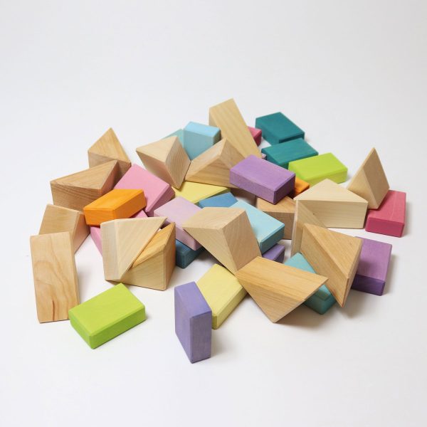 GRIMM's - Bouwwereld Blokkenset | Pastel Duo - Afbeelding 2