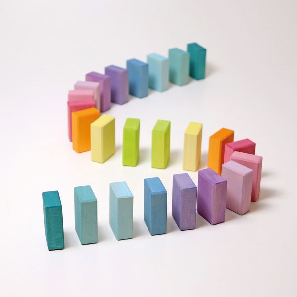 GRIMM's - Bouwwereld Blokkenset | Pastel Duo - Afbeelding 4