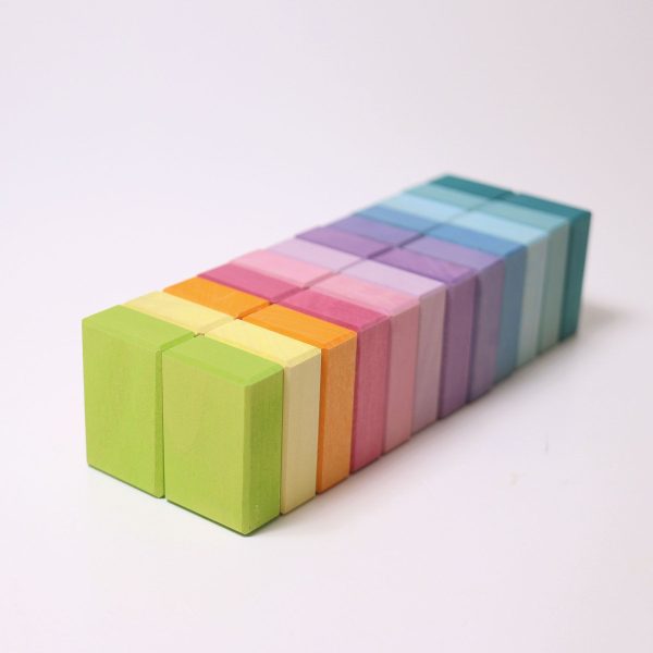 GRIMM's - Bouwwereld Blokkenset | Pastel Duo - Afbeelding 7