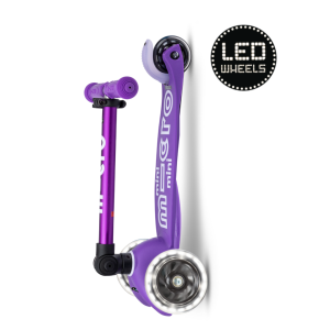 Micro Step - Mini | Deluxe LED Inklapbaar | Paars