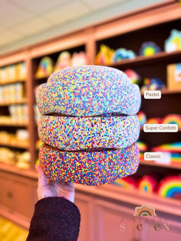 Stapelstein® | Super Confetti Rainbow Set | Classic 6+1 - Afbeelding 2