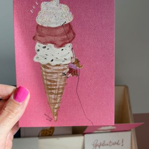 Heartilyart - Kaartje | IJsje Hoera | Meisje
