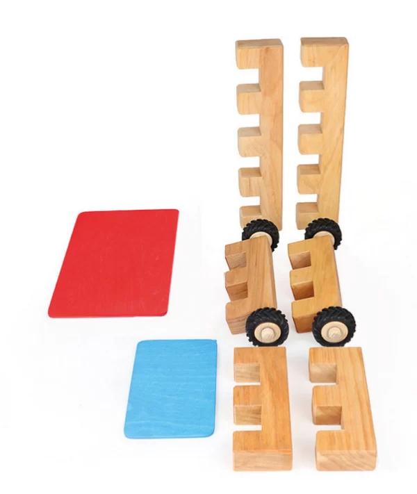Bauspiel - Voertuigen Bouwset | 8 Stuks - Afbeelding 2