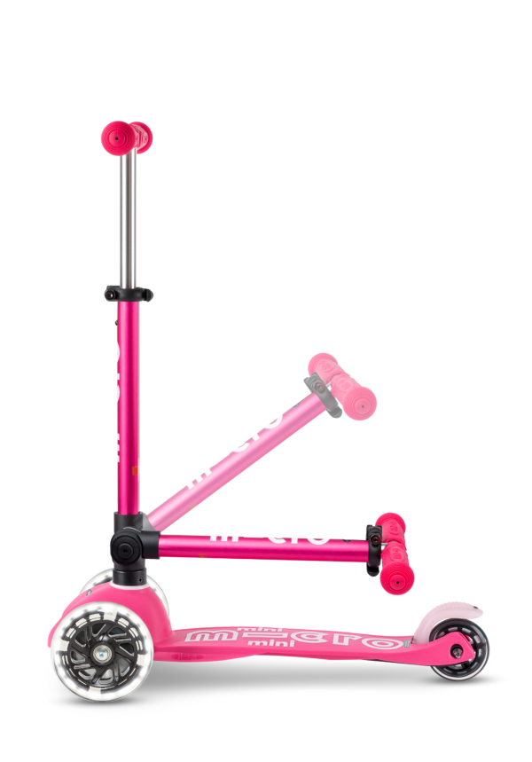Micro Step - Mini | Deluxe LED Inklapbaar | Roze - Afbeelding 2