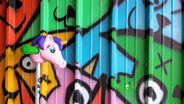Micro Step - Scootaheadz | Eenhoorn Paars Roze - Afbeelding 2