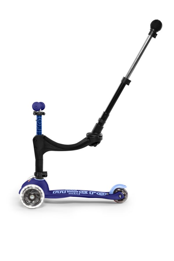Micro Step -  Mini Micro 3 In 1 | Deluxe Push LED | Blauw - Afbeelding 3