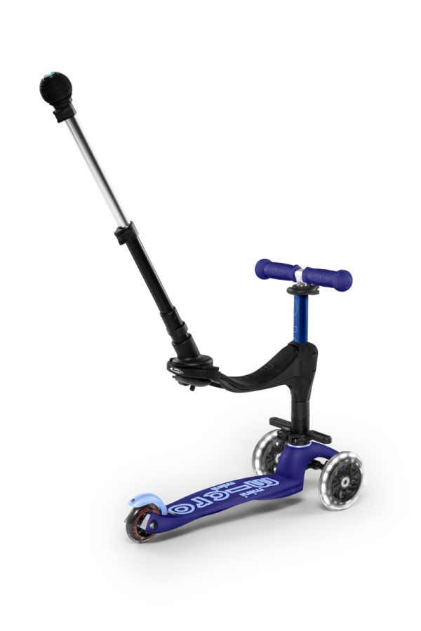 Micro Step -  Mini Micro 3 In 1 | Deluxe Push LED | Blauw - Afbeelding 5