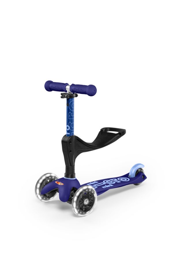 Micro Step -  Mini Micro 3 In 1 | Deluxe Push LED | Blauw - Afbeelding 6