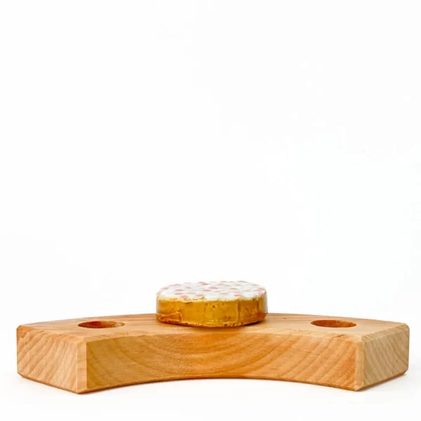 Klein Dappertje | Steker Jaarring | Beschuit met Muisjes | Roze - Afbeelding 2