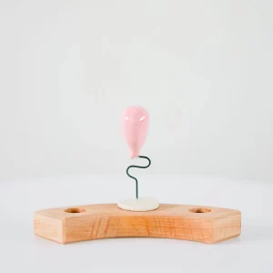 Klein Dappertje | Steker Jaarring | Roze Ballon