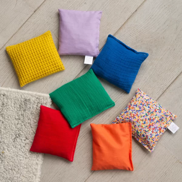 Little Botanic Label - Sensorische Pittenzakjes | Regenboog + Super Confetti | 7 Stuks - Afbeelding 6