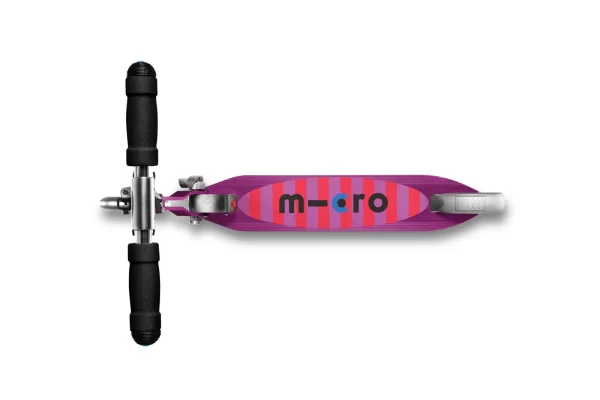Micro Step - Sprite | 2-Wiel Vouwstep | Paars Strepen - Afbeelding 2