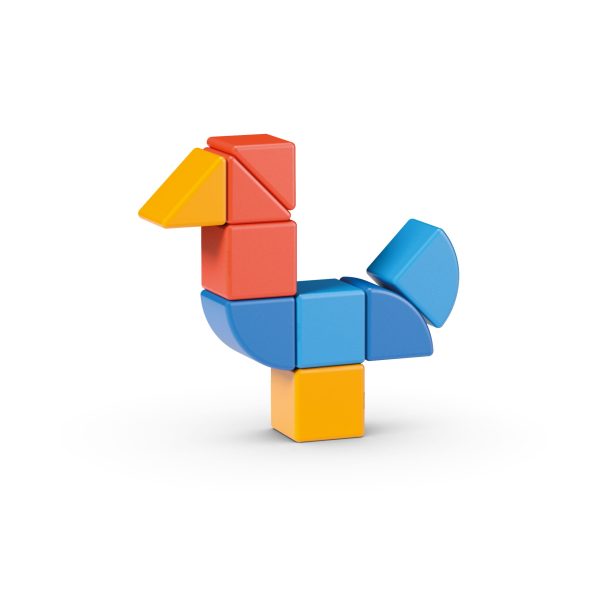 Geomag - Magicube Animals/Dieren 9 Stuks | 1+ Jaar - Afbeelding 4