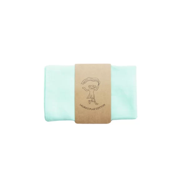 Laura's Play Cotton - Speeldoek | licht groen | 50 cm x 50 cm