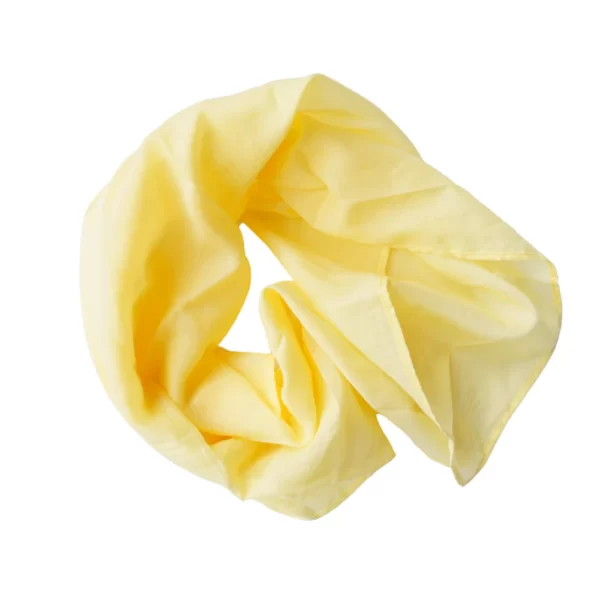 Laura's Play Cotton - Speeldoek | licht geel | 90 cm x 90 cm - Afbeelding 2