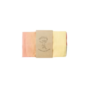 Laura's Play Cotton - Speeldoek | Pastel Regenboog | 50 cm x 50 cm