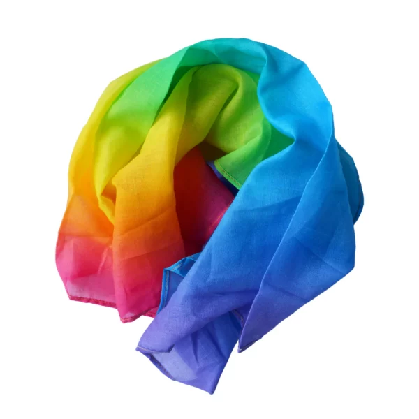 Laura's Play Cotton - Speeldoek | Regenboog | 120 cm x 120 cm - Afbeelding 2