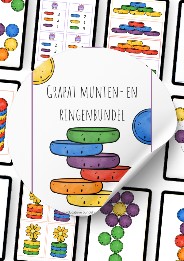 Digitale Grapat Bundel - Ringen en Munten - Afbeelding 2