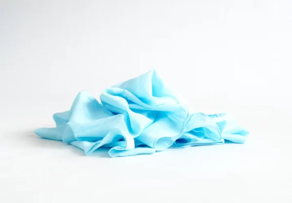 Laura's Play Cotton - Speeldoek | licht blauw | 90 cm x 90 cm - Afbeelding 3
