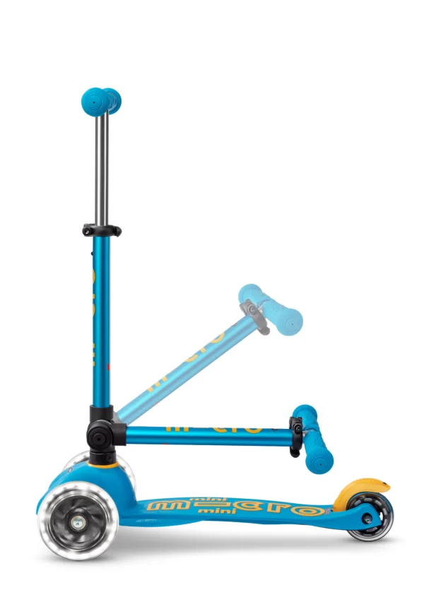 Micro Step - Mini | Deluxe LED Inklapbaar | Ocean Blue - Afbeelding 2