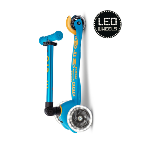 Micro Step - Mini | Deluxe LED Inklapbaar | Ocean Blue