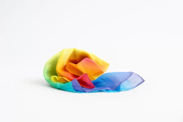 Laura's Play Cotton - Speeldoek | Regenboog | 50 cm x 50 cm - Afbeelding 5