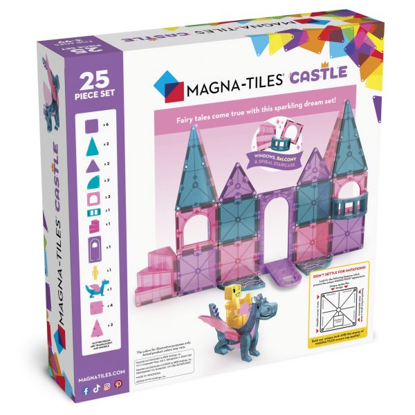 MAGNA-TILES - Castle | 25 Stuks - Afbeelding 8