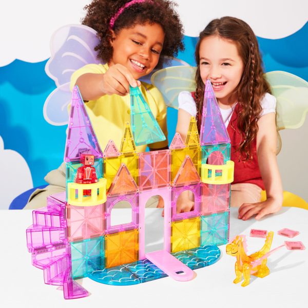 MAGNA-TILES - Castle DLX | 48 Stuks - Afbeelding 8